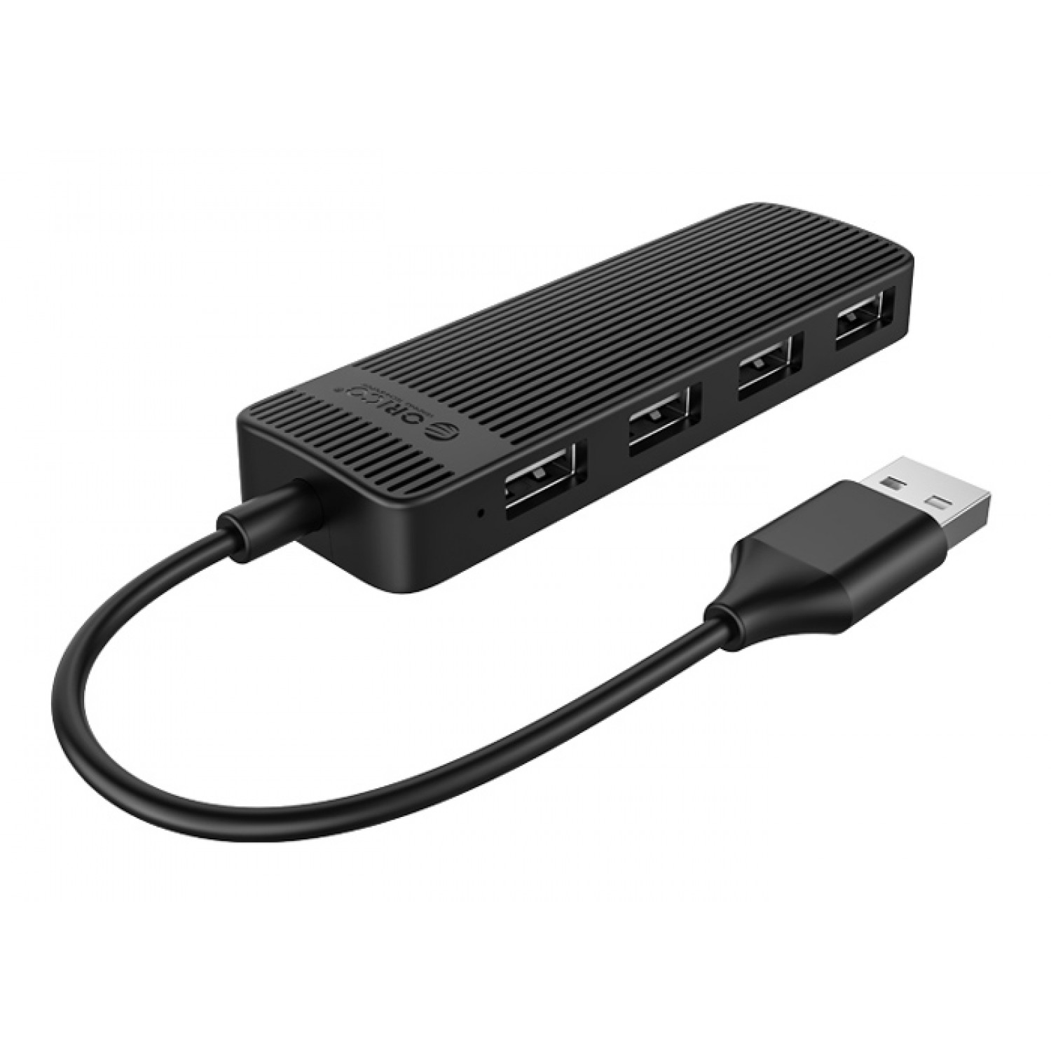 ORICO USB hub FL02, 4x θυρών, 480Mbps, USB σύνδεση, μαύρο