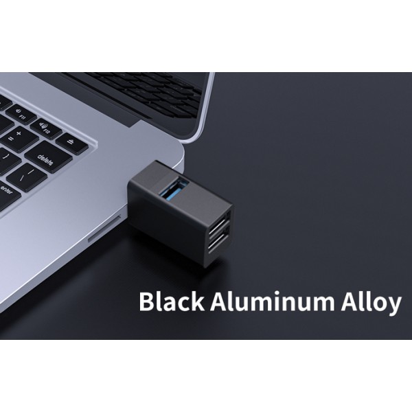 ORICO USB hub MINI-U32L, 3x θυρών, 5Gbps, USB σύνδεση, μαύρο