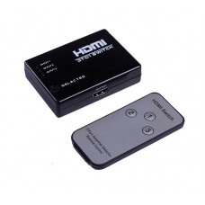 POWERTECH HDMI Amplifier Switch 3 in 1, 4K x 2K HDMI 1.4, Remote Control