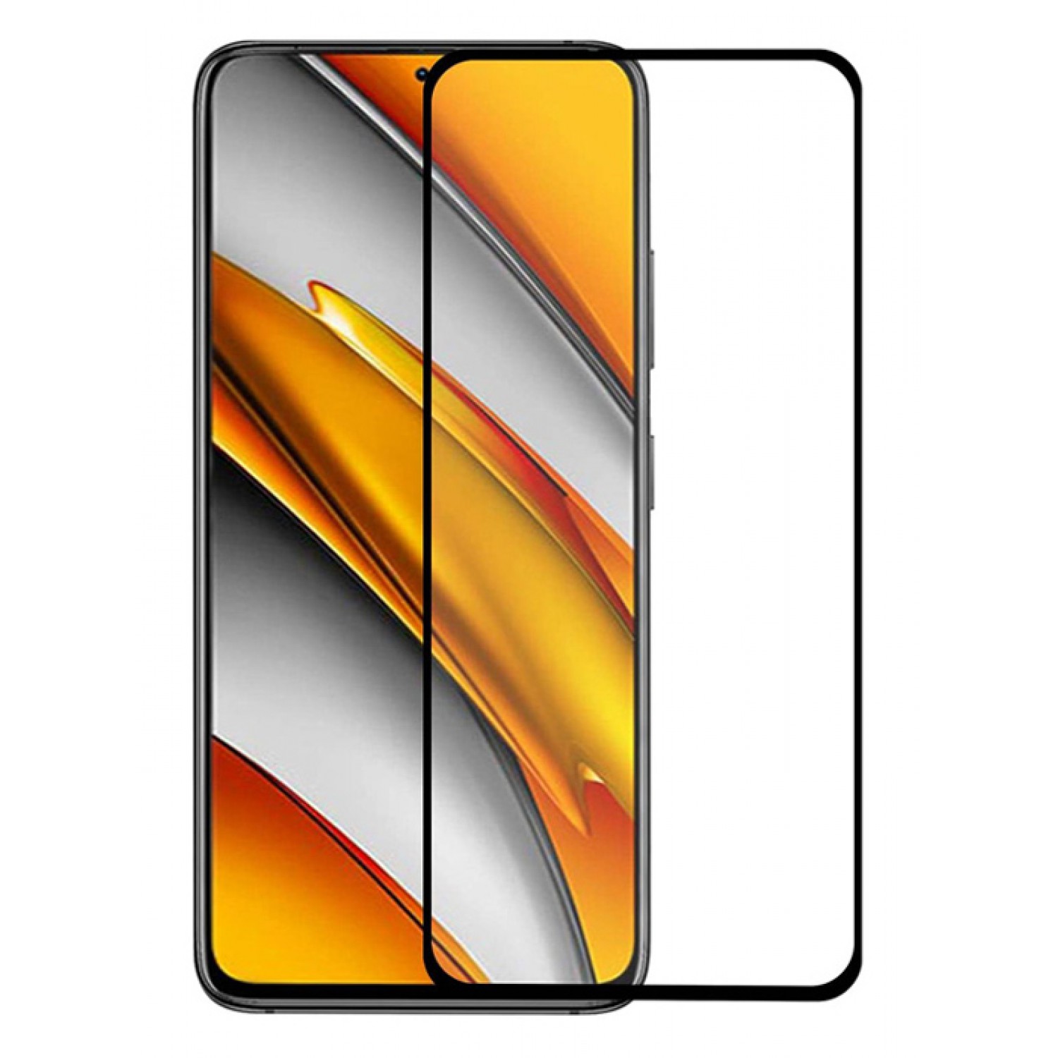 POWERTECH tempered glass 9H 5D TGC-0538 για Xiaomi Poco F3 GT, μαύρο POWERTECH tempered glass 9H 5D TGC-0538 για Xiaomi Poco F3 GT, μαύρο