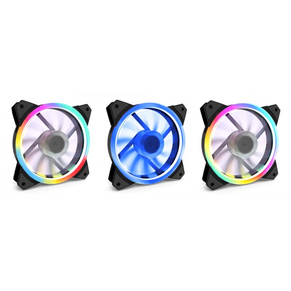 ORICO LED ανεμιστήρας CSF-2SY-4P, 120mm, 4pin & 3pin, dual ring RGB ORICO LED ανεμιστήρας CSF-2SY-4P, 120mm, 4pin & 3pin, dual ring RGB