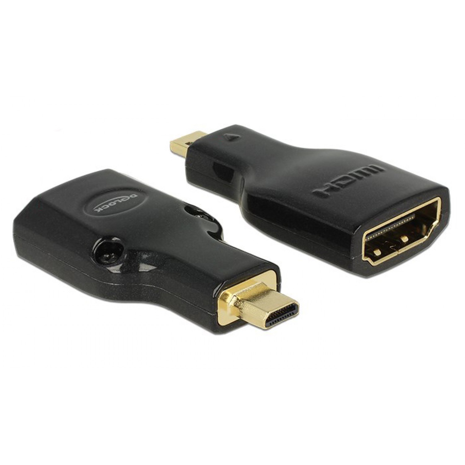 DELOCK HDMI αντάπτορας Micro-D σε HDMI-A θηλυκό 65664, High Speed (HEC)