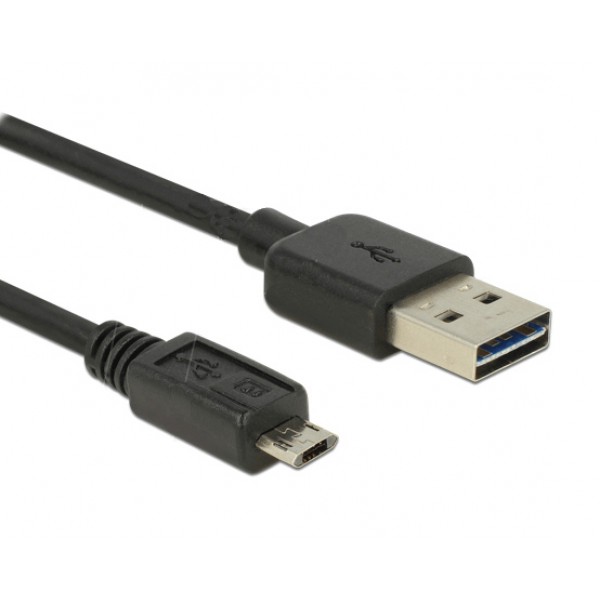 POWERTECH καλώδιο USB σε USB Micro CAB-U062, Easy USB, 2m, μαύρο POWERTECH καλώδιο USB σε USB Micro CAB-U062, Easy USB, 2m, μαύρο