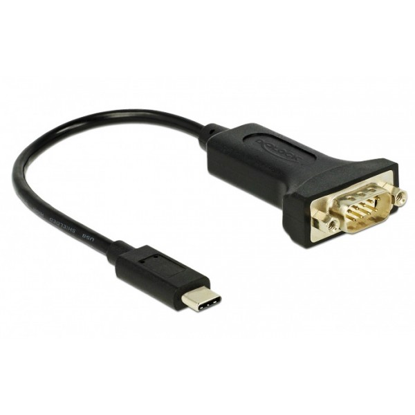 DELOCK Αντάπτορας Type-C σε Serial DB9 RS-232 DELOCK Αντάπτορας Type-C σε Serial DB9 RS-232