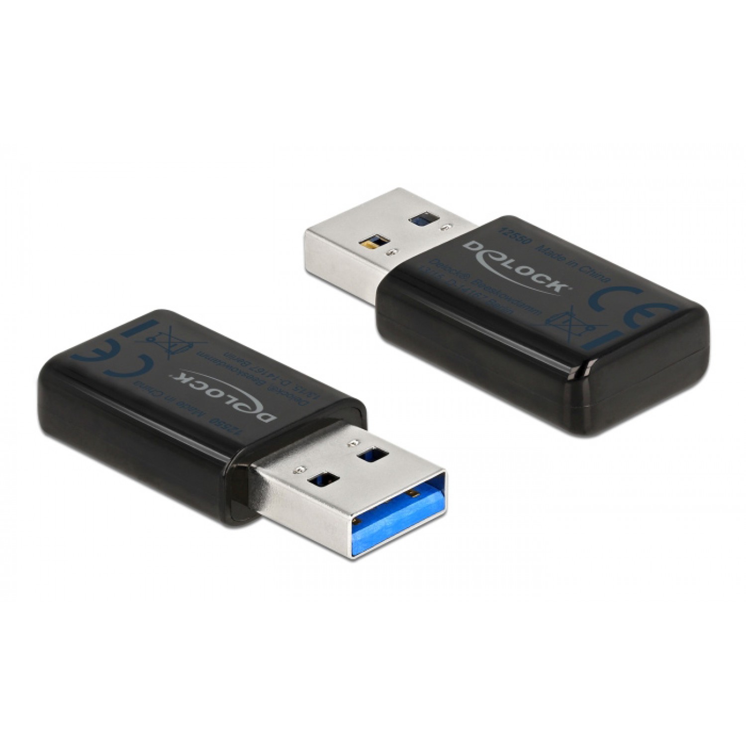 DELOCK ασύρματος USB αντάπτορας 12550, 867Mbps, 2,4/5GHz Wifi, DFS