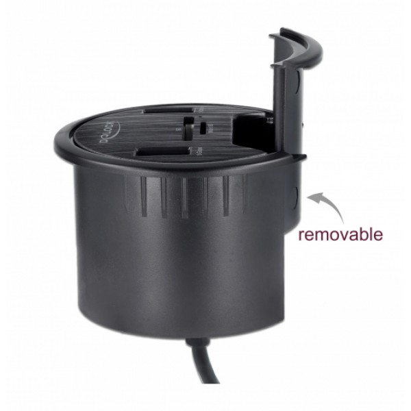 DELOCK USB hub 64152, 2x USB 3.2 Gen 1, SD/micro SD, 5Gbps, 60mm, μαύρο DELOCK USB hub 64152, 2x USB 3.2 Gen 1, SD/micro SD, 5Gbps, 60mm, μαύρο