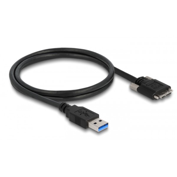 DELOCK καλώδιο USB 3.0 σε USB micro B 87799, 1m, μαύρο