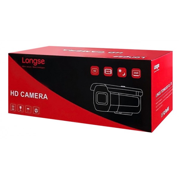 LONGSE IP κάμερα BMSAFG200WH, 2.8mm, 2MP, αδιάβροχη IP67, PoE LONGSE IP κάμερα BMSAFG200WH, 2.8mm, 2MP, αδιάβροχη IP67, PoE