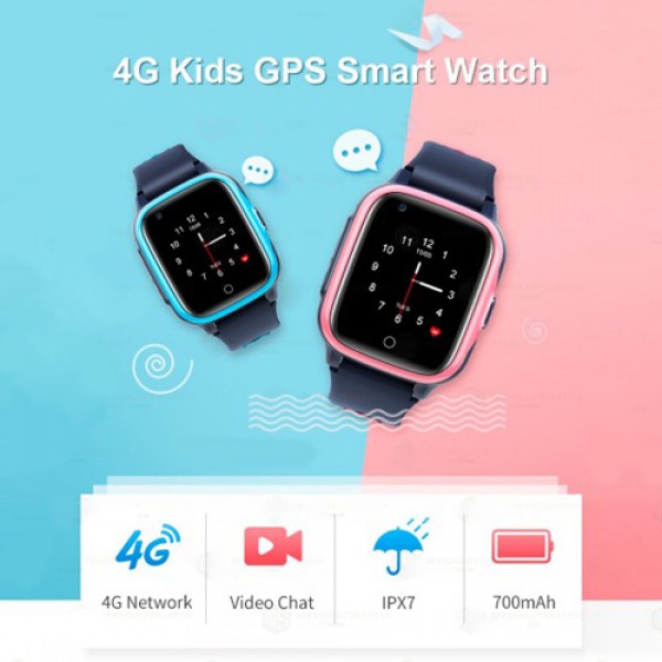 INTIME GPS smartwatch για παιδιά IT-045, 1.4", camera, 4G, IP67, μπλε