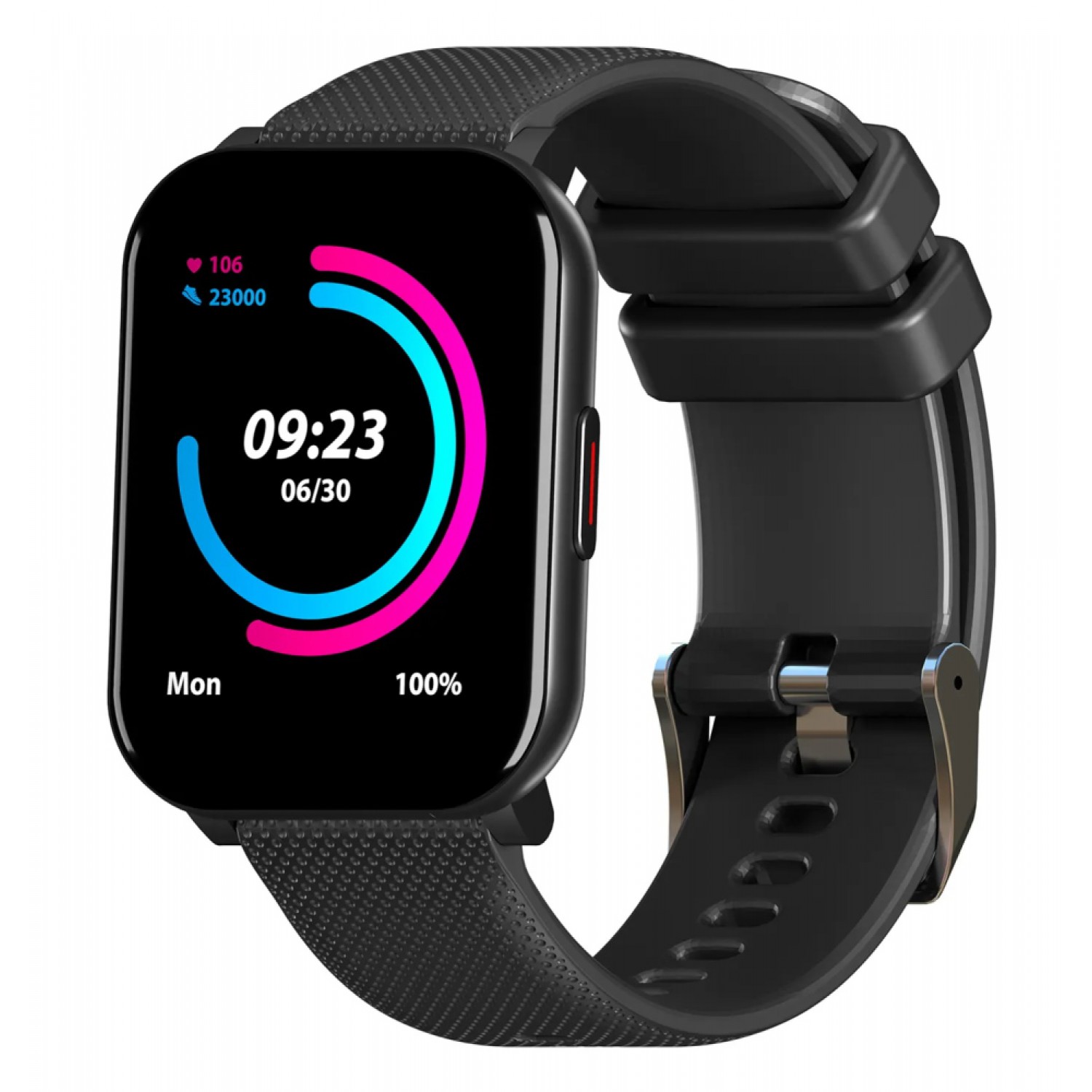 HIFUTURE smartwatch FutureFit Pulse, 1.69", IP68, heart rate, μαύρο