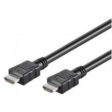 GOOBAY καλώδιο HDMI 58438 με Ethernet, 4K/30Hz, 10.2Gbit/s, 0.5m, μαύρο