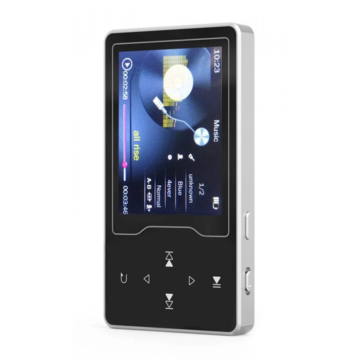 RUIZU MP3 player D08 με ηχείο, 2.4", 16GB, ελληνικό μενού, μαύρο