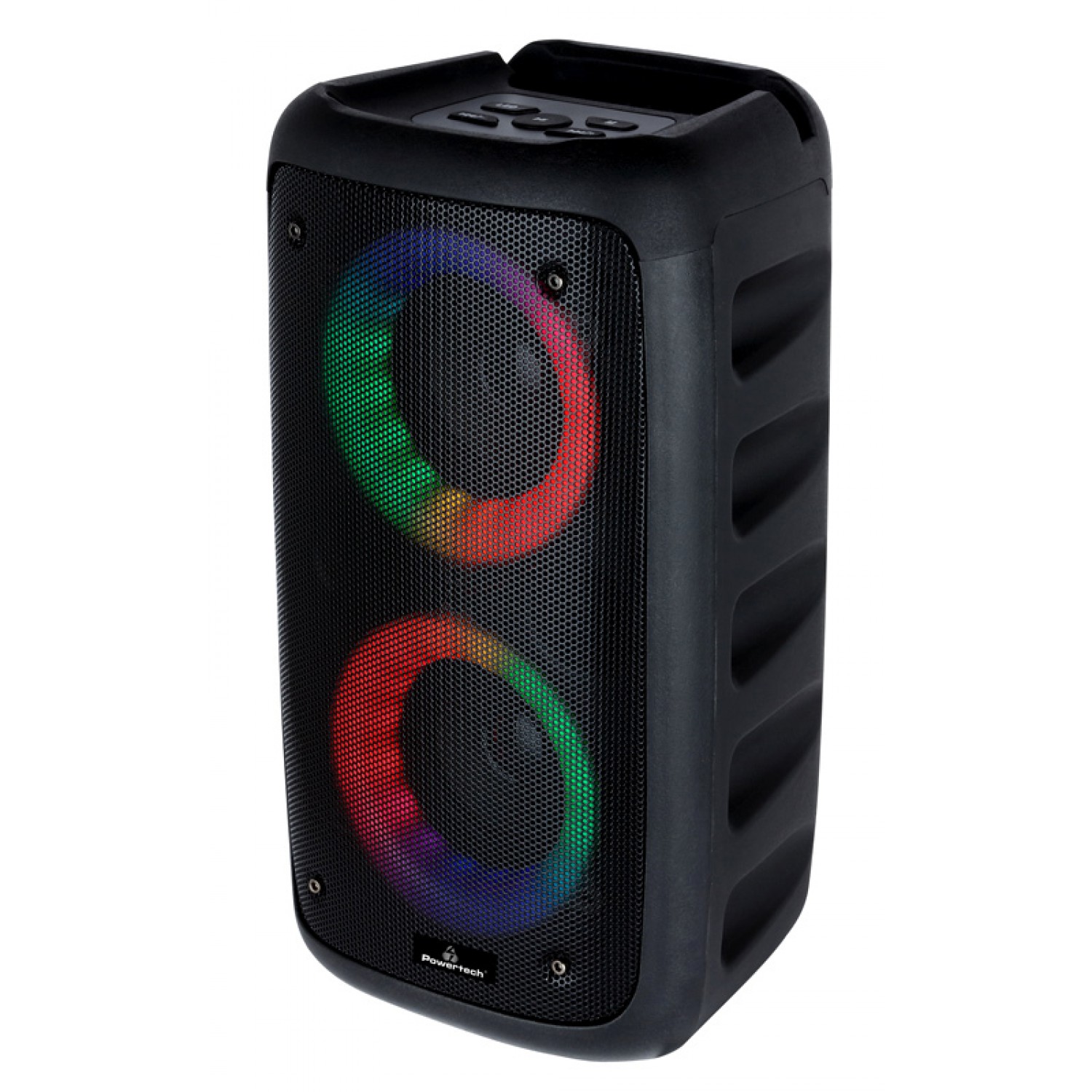 POWERTECH φορητό ηχείο PT-990, 10W RMS, FM, 2400mAh, RGB, μαύρο POWERTECH φορητό ηχείο PT-990, 10W RMS, FM, 2400mAh, RGB, μαύρο