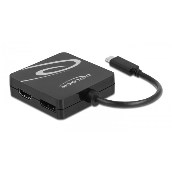 DELOCK αντάπτορας Type-C σε VGA/DVI/HDMI/DisplayPort 63129, 4K, μαύρος DELOCK αντάπτορας Type-C σε VGA/DVI/HDMI/DisplayPort 63129, 4K, μαύρος
