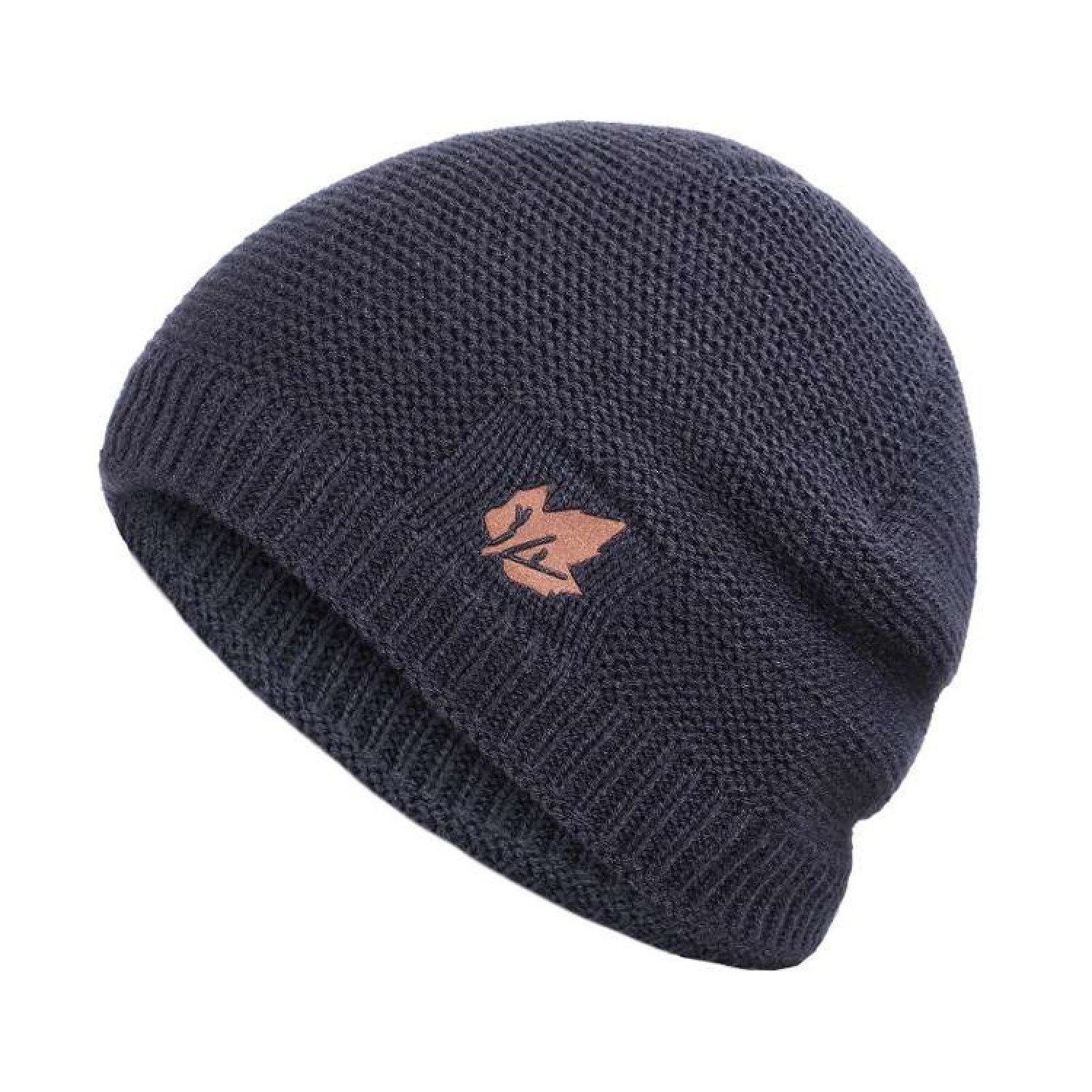 Πλεκτός σκούφος beanie SHO-0005, unisex, μπλε Πλεκτός σκούφος beanie SHO-0005, unisex, μπλε