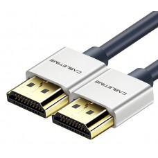 CABLETIME καλώδιο HDMI 2.0 AV540, gold plated, 32AWG, 4K, 1m, μπλε