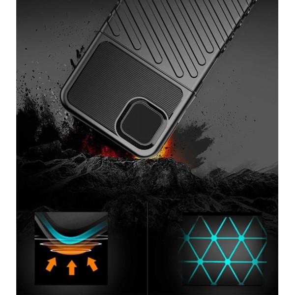 POWERTECH Θήκη Thunder MOB-1717 για Realme 8/8 Pro, μαύρο POWERTECH Θήκη Thunder MOB-1717 για Realme 8/8 Pro, μαύρο