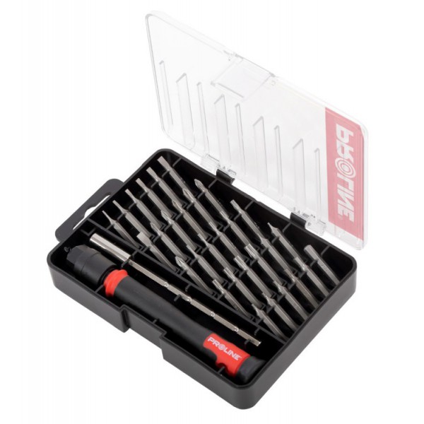 PROLINE σετ κατσαβίδια ακριβείας 10228, 30τμχ PROLINE σετ κατσαβίδια ακριβείας 10228, 30τμχ