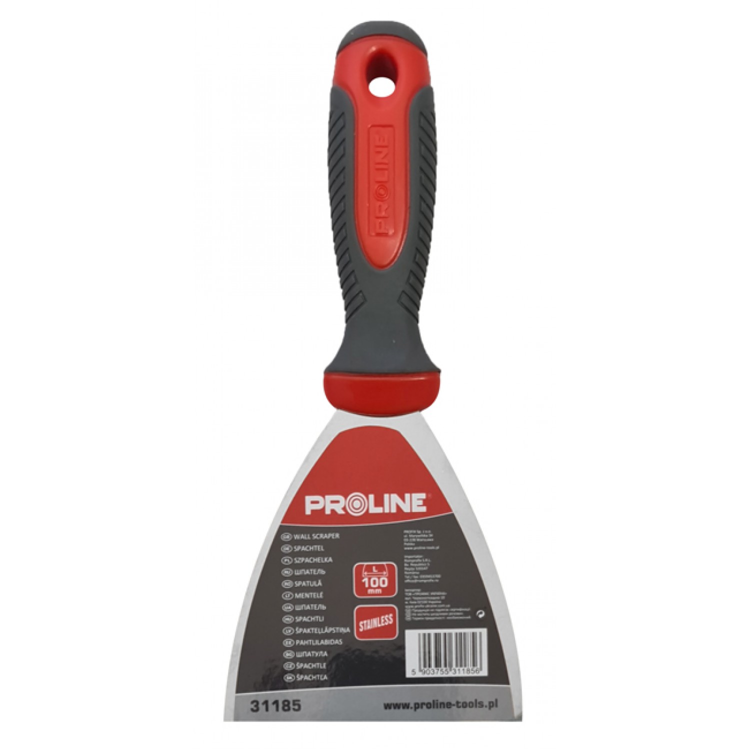 PROLINE σπάτουλα 31185 με ανοξείδωτη λάμα, 10cm