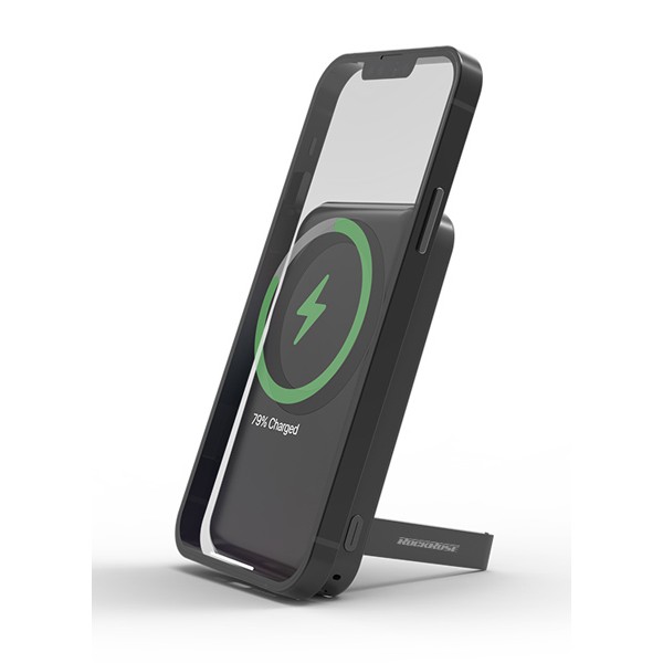 ROCKROSE power bank RRPB25, 10000mAh, 2x output & wireless, 15W, μαύρο ROCKROSE power bank RRPB25, 10000mAh, 2x output & wireless, 15W, μαύρο