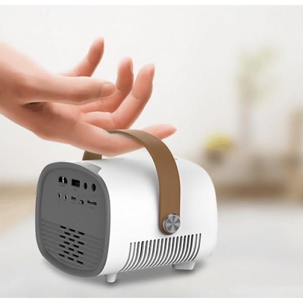 POWERTECH LED βιντεοπροβολέας PT-981, Full HD, 1600mAh, WiFi, λευκός POWERTECH LED βιντεοπροβολέας PT-981, Full HD, 1600mAh, WiFi, λευκός