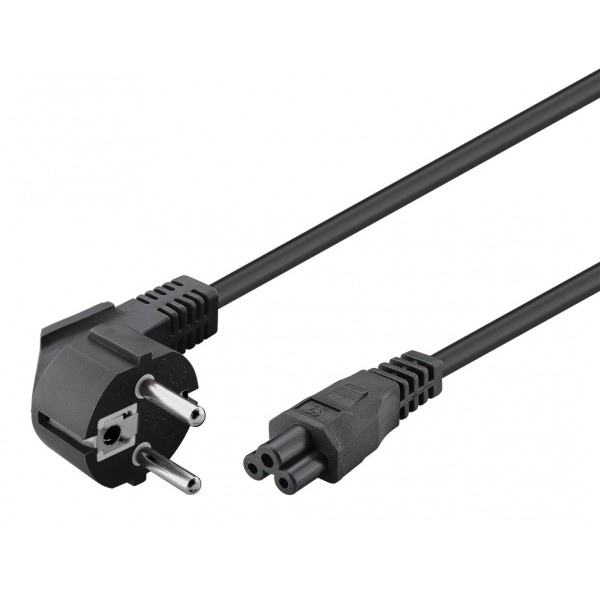 GOOBAY καλώδιο τροφοδοσίας 68004, γωνιακό, 0.75mm², 1.8m, μαύρο GOOBAY καλώδιο τροφοδοσίας 68004, γωνιακό, 0.75mm², 1.8m, μαύρο