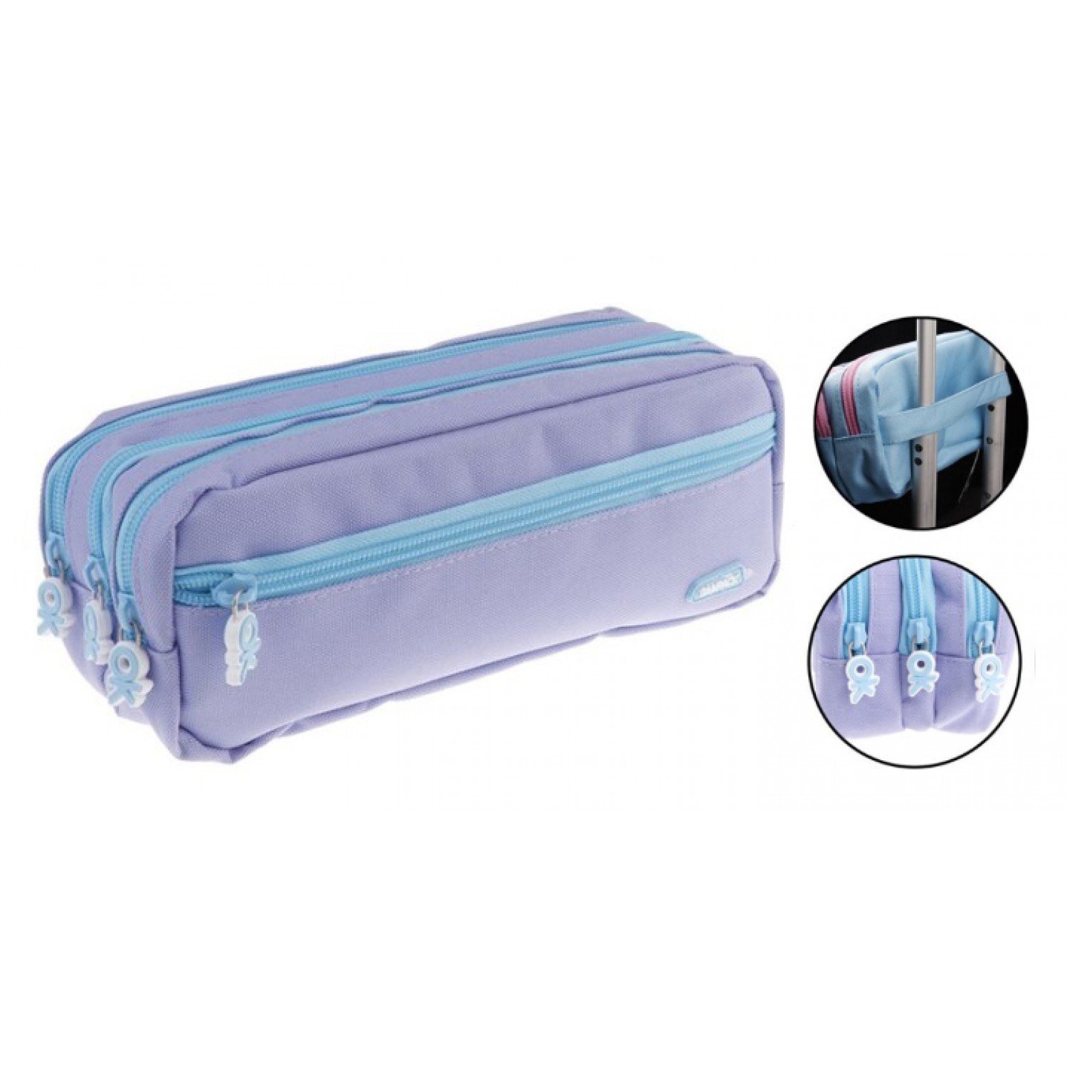 MP υφασμάτινη κασετίνα PA1026-03, 4 θέσεων, μωβ MP υφασμάτινη κασετίνα PA1026-03, 4 θέσεων, μωβ