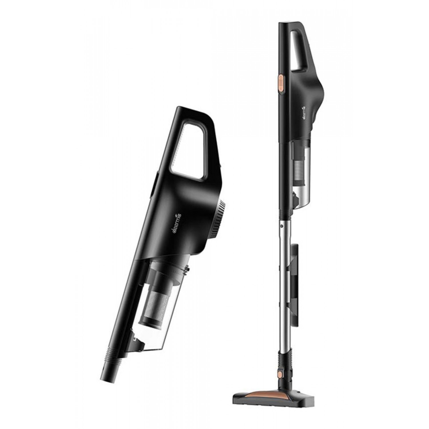 DEERMA ηλεκτρική σκούπα DX600, 600W, 0.8L, 82dB, 15kPa, μαύρη