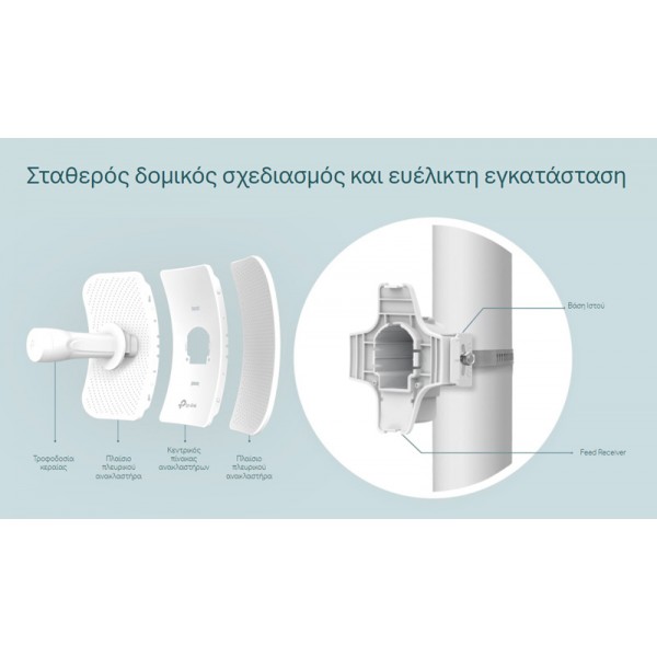 TP-LINK 23dBi outdoor CPE CPE710, AC 867Mbps 5GHz, Ver. 1.0 TP-LINK 23dBi outdoor CPE CPE710, AC 867Mbps 5GHz, Ver. 1.0