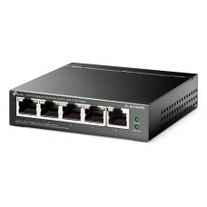 TP-LINK Easy Smart Switch TL-SG105PE, 5-Port Gbit, 4-Port PoE+, Ver. 2.0
