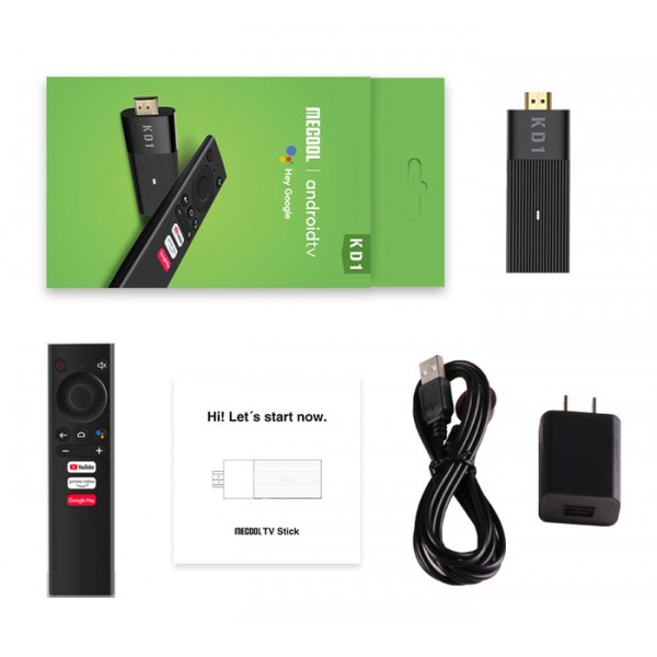 MECOOL TV Stick KD1, Google certificate, 4K, 2/16GB, WiFi, Android 10 MECOOL TV Stick KD1, Google certificate, 4K, 2/16GB, WiFi, Android 10