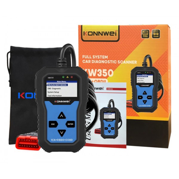 KONNWEI ψηφιακό διαγνωστικό αυτοκινήτου KW350, V/A & OBDII/EOBD KONNWEI ψηφιακό διαγνωστικό αυτοκινήτου KW350, V/A & OBDII/EOBD