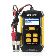 KONNWEI φορτιστής μπαταρίας αυτοκινήτου KW510 με tester, 12V