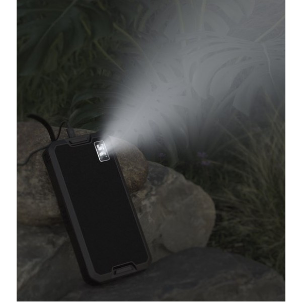 GOOBAY ηλιακό power bank 53934 με φακό, 20000mAh, 3x output, 18W, μαύρο GOOBAY ηλιακό power bank 53934 με φακό, 20000mAh, 3x output, 18W, μαύρο