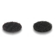 DELOCK αυτοκόλλητα τύπου Velcro 19088, στρόγγυλα, 20mm, μαύρο, 32 ζεύγη