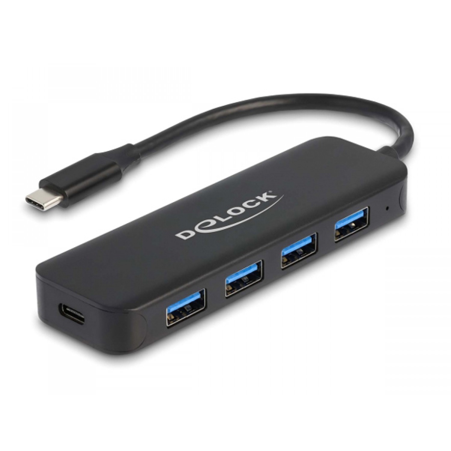 DELOCK USB hub 64170, 5x θυρών, 5Gbps, 85W PD, USB-C σύνδεση, μαύρο DELOCK USB hub 64170, 5x θυρών, 5Gbps, 85W PD, USB-C σύνδεση, μαύρο
