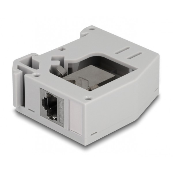 DELOCK Keystone module RJ45 86959 για ράγα DIN, Cat.6A DELOCK Keystone module RJ45 86959 για ράγα DIN, Cat.6A