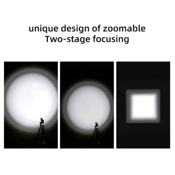 SUPFIRE φορητός φακός F5, zoom, 10W, 1100lm, 300m, 2300mAh, IP43 SUPFIRE φορητός φακός F5, zoom, 10W, 1100lm, 300m, 2300mAh, IP43