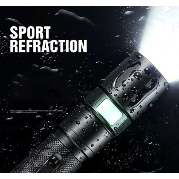 SUPFIRE φορητός φακός X60, zoom, 7W, 550lm, 200m, 2300mAh, IP43 SUPFIRE φορητός φακός X60, zoom, 7W, 550lm, 200m, 2300mAh, IP43