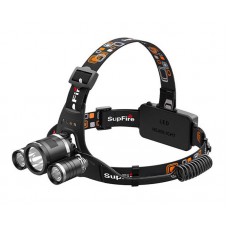 SUPFIRE φακός κεφαλής HL33, 16W, 700lm, 200m, 2x 2000mAh