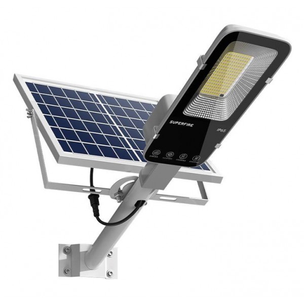 SUPFIRE LED ηλιακός προβολέας FF5-A, 63W, 8000K, IP65 SUPFIRE LED ηλιακός προβολέας FF5-A, 63W, 8000K, IP65