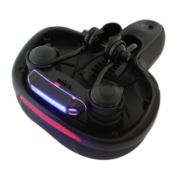 Σέλα ποδηλάτου RW5I με gel, ανατομική, LED φωτισμός, μαύρη