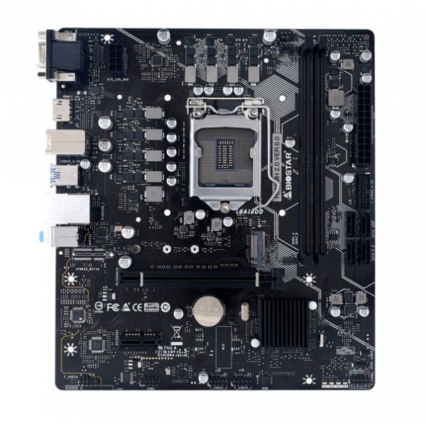 BIOSTAR μητρική H510MH 2.0, 2x DDR4, s1200, USB 3.2, uATX, GbE, Ver 6.2 BIOSTAR μητρική H510MH 2.0, 2x DDR4, s1200, USB 3.2, uATX, GbE, Ver 6.2