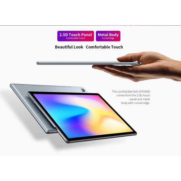 TECLAST tablet P20HD, 10.1" FHD, 4/64GB, Android 10, 4G, γκρι TECLAST tablet P20HD, 10.1" FHD, 4/64GB, Android 10, 4G, γκρι