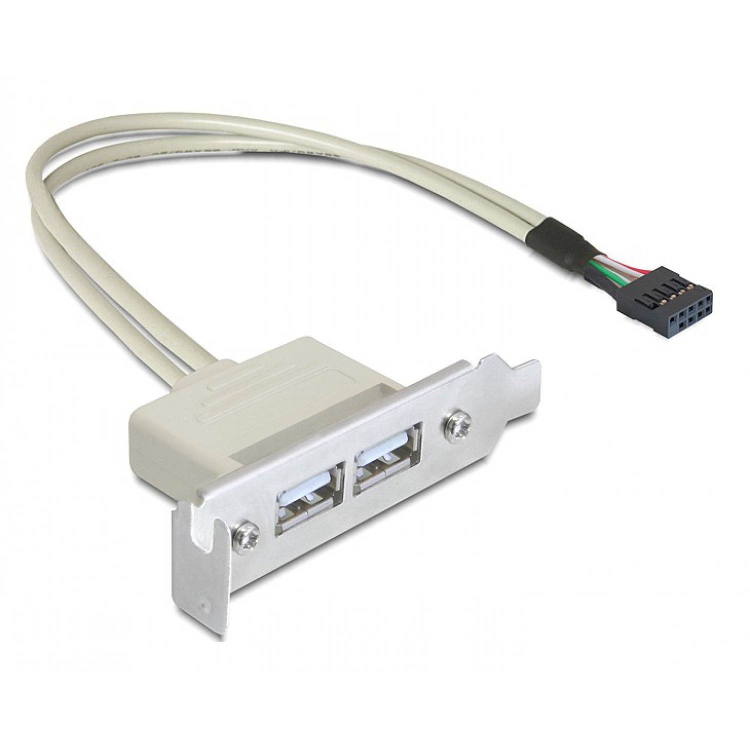 DELOCK κάρτα επέκτασης USB 9 pin σε 2x USB 2.0 83119, low profile DELOCK κάρτα επέκτασης USB 9 pin σε 2x USB 2.0 83119, low profile