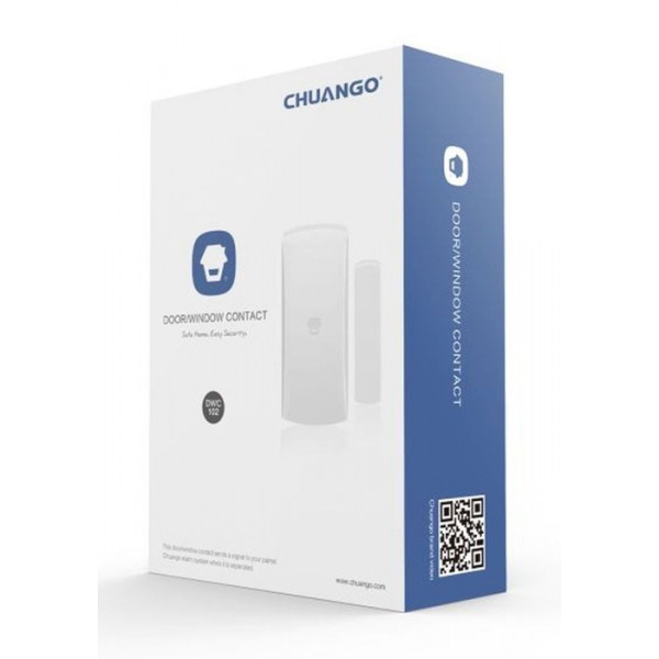 CHUANGO ασύρματη μαγνητική παγίδα DWC-102, 315/433.92MHz, λευκή