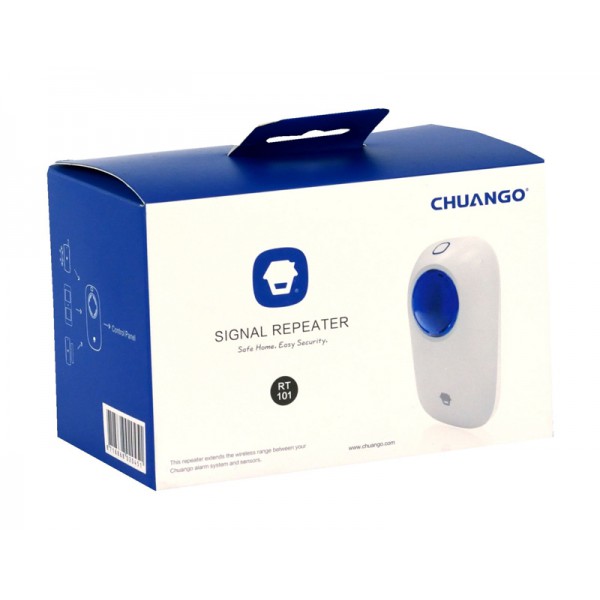CHUANGO signal repeater RT-101, για συστήματα ασφαλείας, 300m