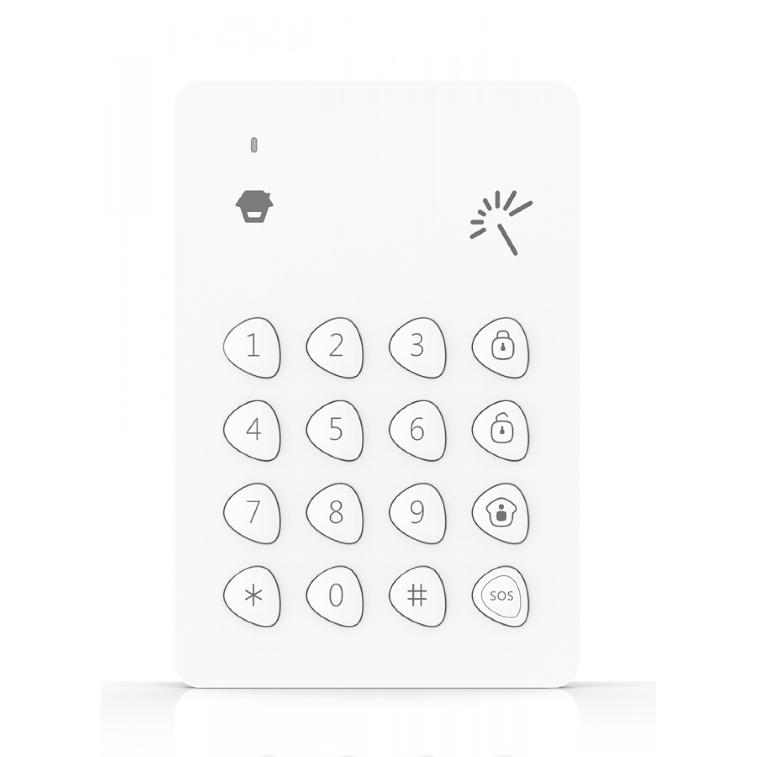 CHUANGO ασύρματο πληκτρολόγιο KP-700, με RFID reader, 315/433.92MHz