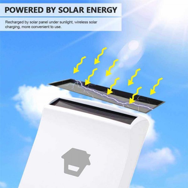 CHUANGO ασύρματη ηλιακή σειρήνα SPS-260, εξωτερικού χώρου, κόκκινη CHUANGO ασύρματη ηλιακή σειρήνα SPS-260, εξωτερικού χώρου, κόκκινη