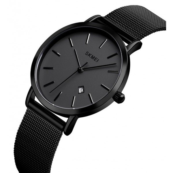 SKMEI γυναικείο ρολόι 1530BK με μεταλλικό μπρασελέ, 33mm, 3 ATM, μαύρο SKMEI γυναικείο ρολόι 1530BK με μεταλλικό μπρασελέ, 33mm, 3 ATM, μαύρο